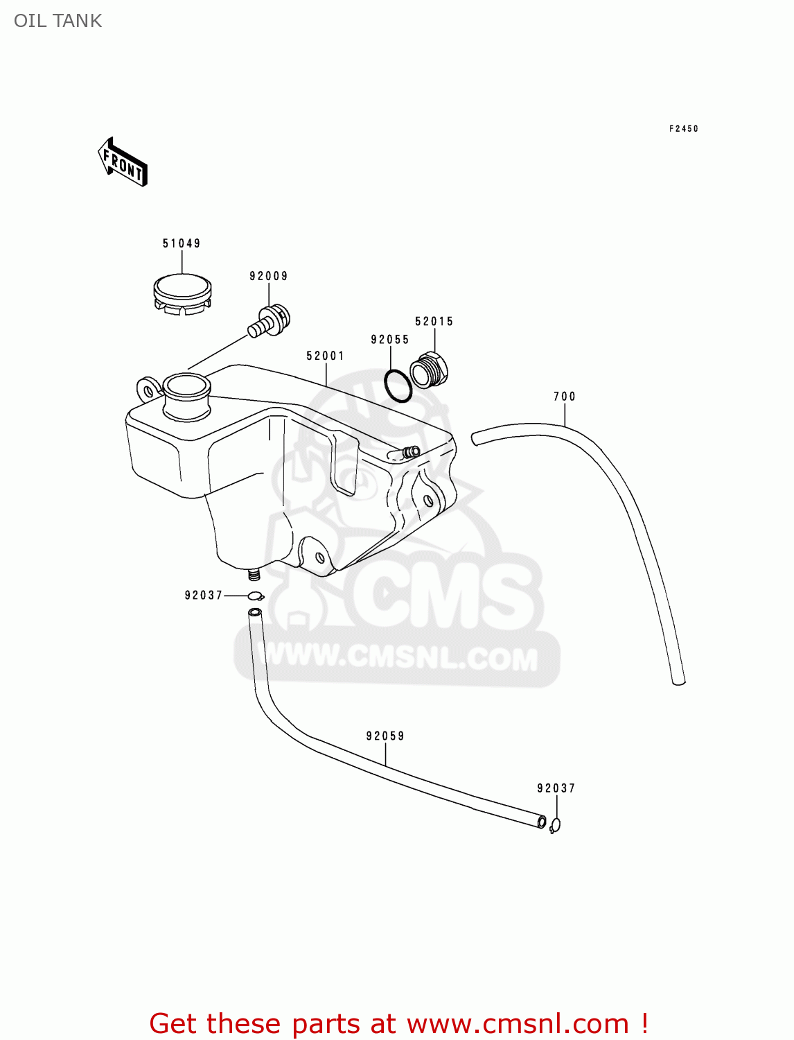OIL TANK KE100-B19 2000 USA CANADA