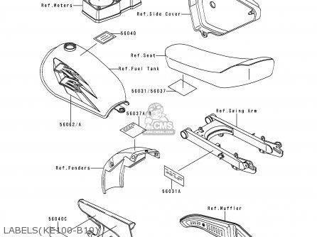 LABELS(KE100-B19) - KE100-B19 2000 USA CANADA