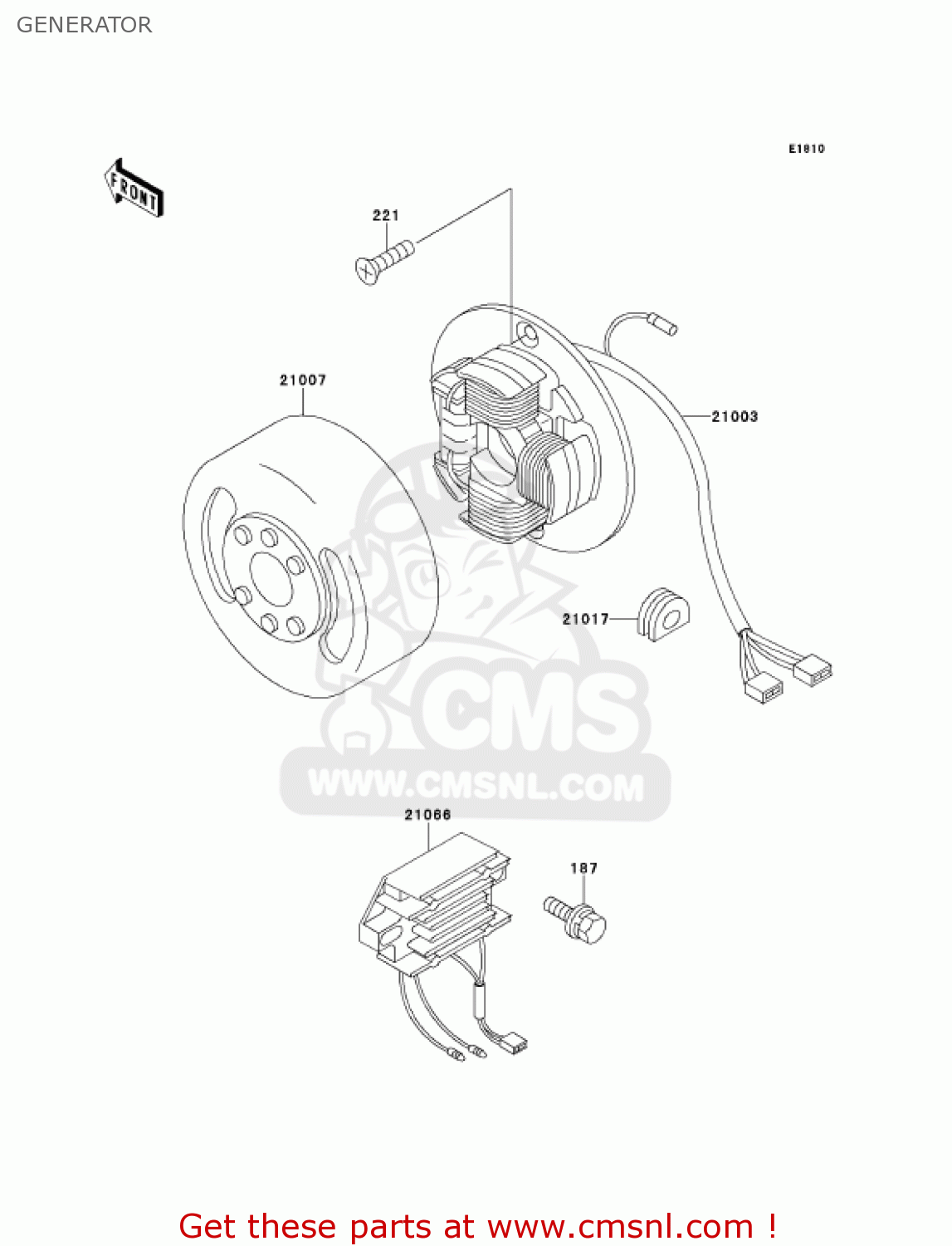 GENERATOR KE100-B20 KE100 2001 USA CANADA