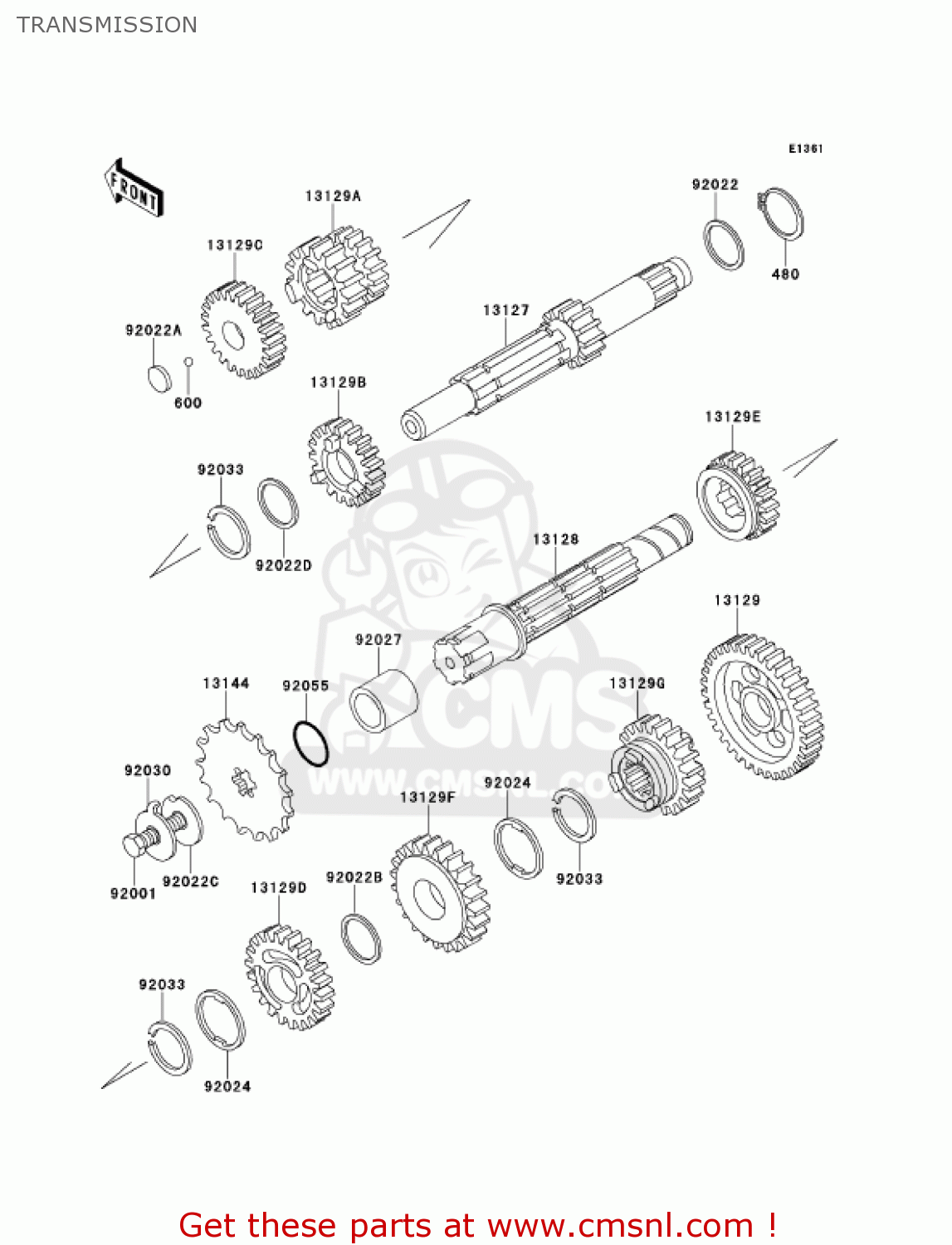 TRANSMISSION KE100-B20 KE100 2001 USA CANADA