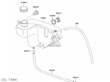 OIL TANK - KE100-B20 KE100 2001 USA CANADA