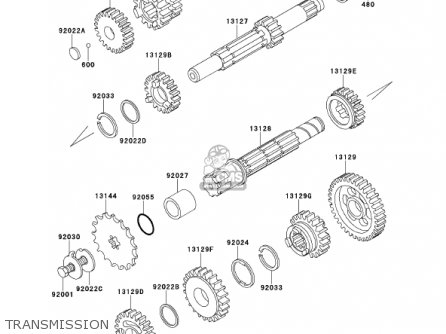 TRANSMISSION - KE100-B20 KE100 2001 USA CANADA