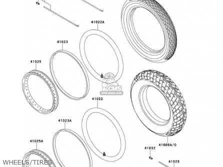 WHEELS/TIRES - KE100-B20 KE100 2001 USA CANADA