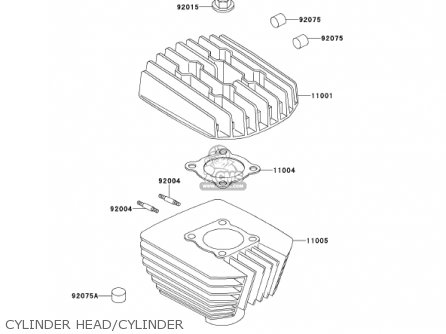 CYLINDER HEAD/CYLINDER - KE100-B20 KE100 2001 USA CANADA