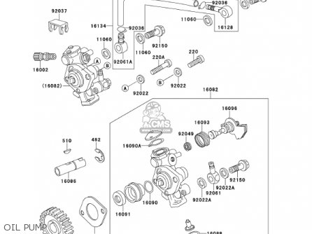 OIL PUMP - KE100-B20 KE100 2001 USA CANADA