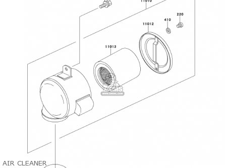AIR CLEANER - KE100-B20 KE100 2001 USA CANADA