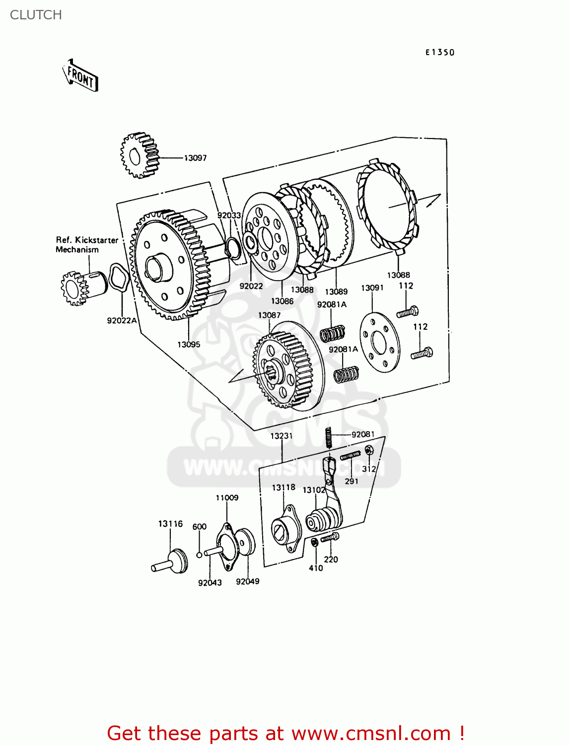 CLUTCH KE100-B6 1987 UNITED KINGDOM AS