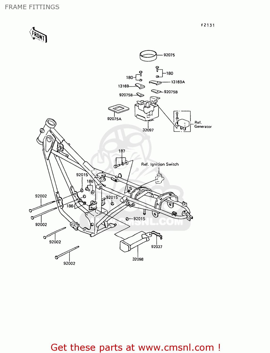 FRAME FITTINGS KE100-B6 1987 UNITED KINGDOM AS