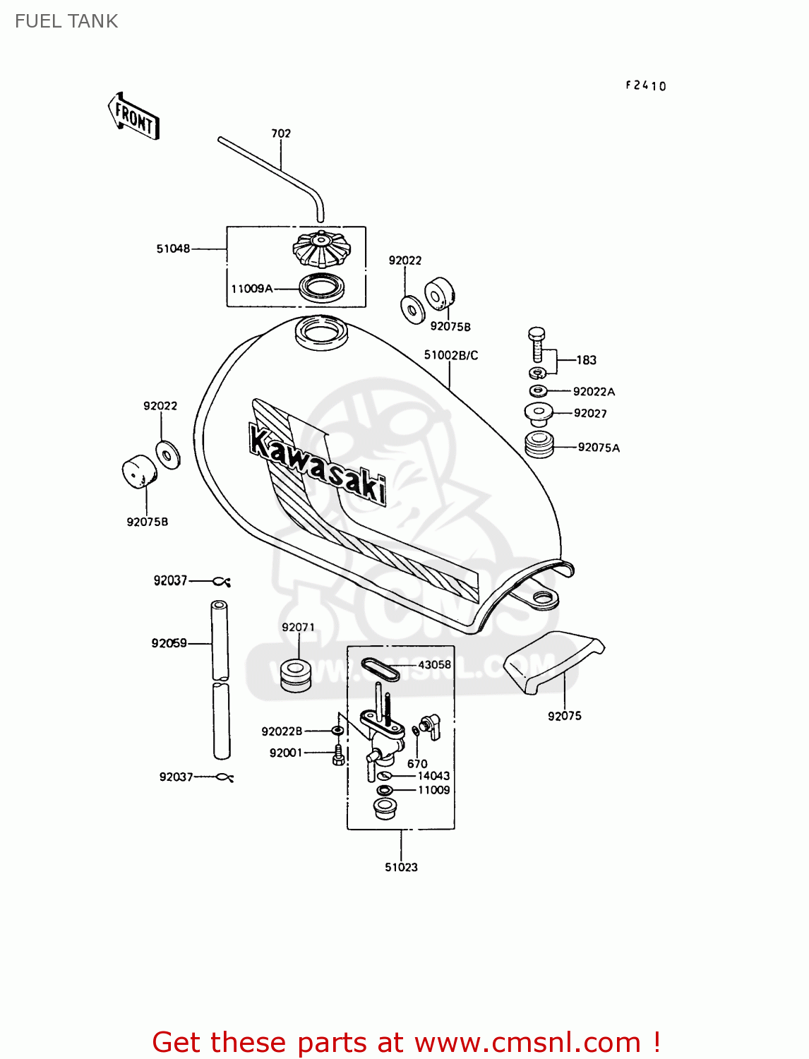 FUEL TANK KE100-B6 1987 UNITED KINGDOM AS