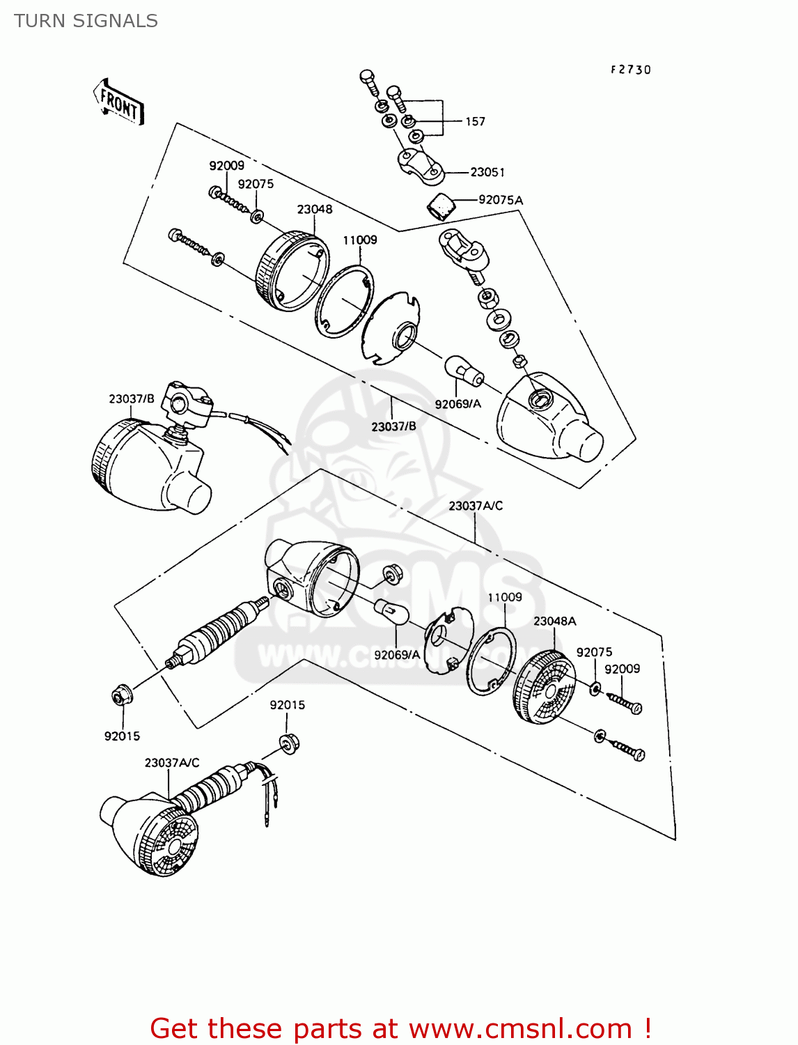 TURN SIGNALS KE100-B6 1987 UNITED KINGDOM AS