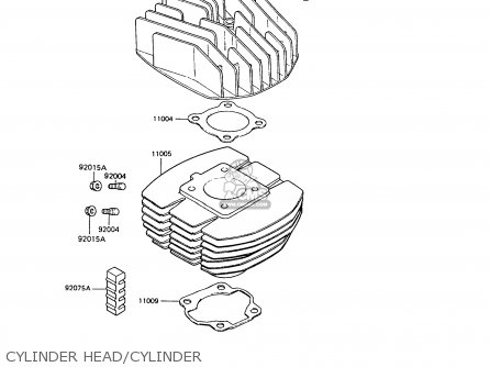 CYLINDER HEAD/CYLINDER - KE100-B6 1987 UNITED KINGDOM AS