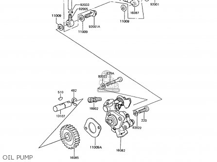 OIL PUMP - KE100-B6 1987 UNITED KINGDOM AS