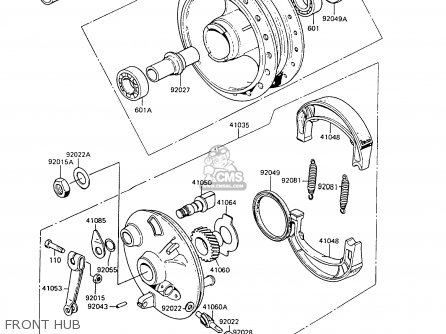 FRONT HUB - KE100-B6 1987 UNITED KINGDOM AS