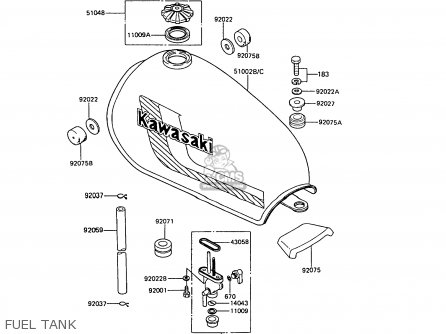 FUEL TANK - KE100-B6 1987 UNITED KINGDOM AS