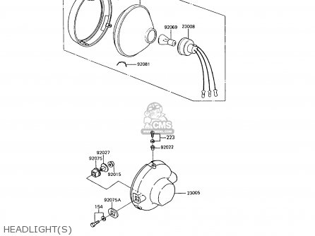HEADLIGHT(S) - KE100-B6 1987 UNITED KINGDOM AS