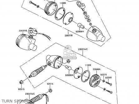 TURN SIGNALS - KE100-B6 1987 UNITED KINGDOM AS