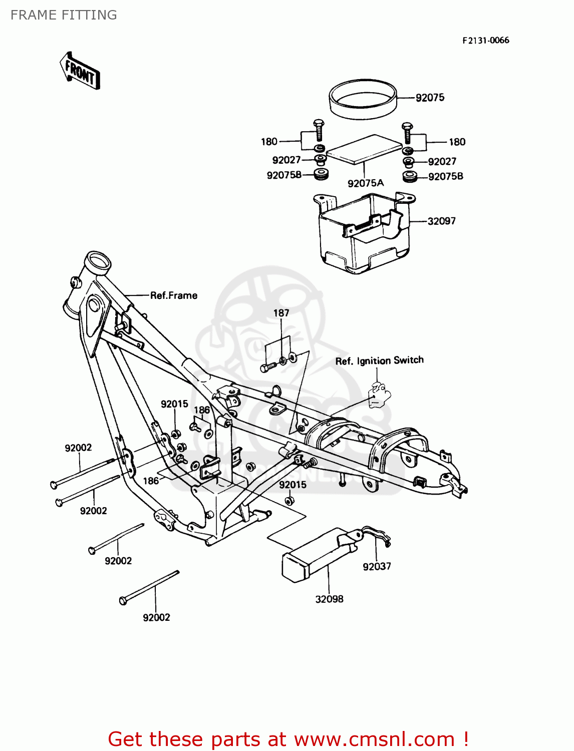 FRAME FITTING KE100-B6 1987 USA