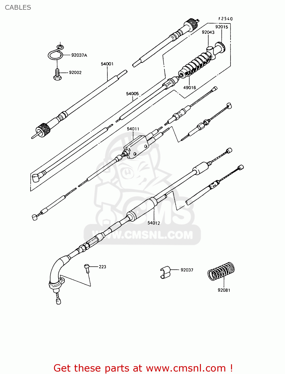 CABLES KE100-B7 1988 UNITED KINGDOM