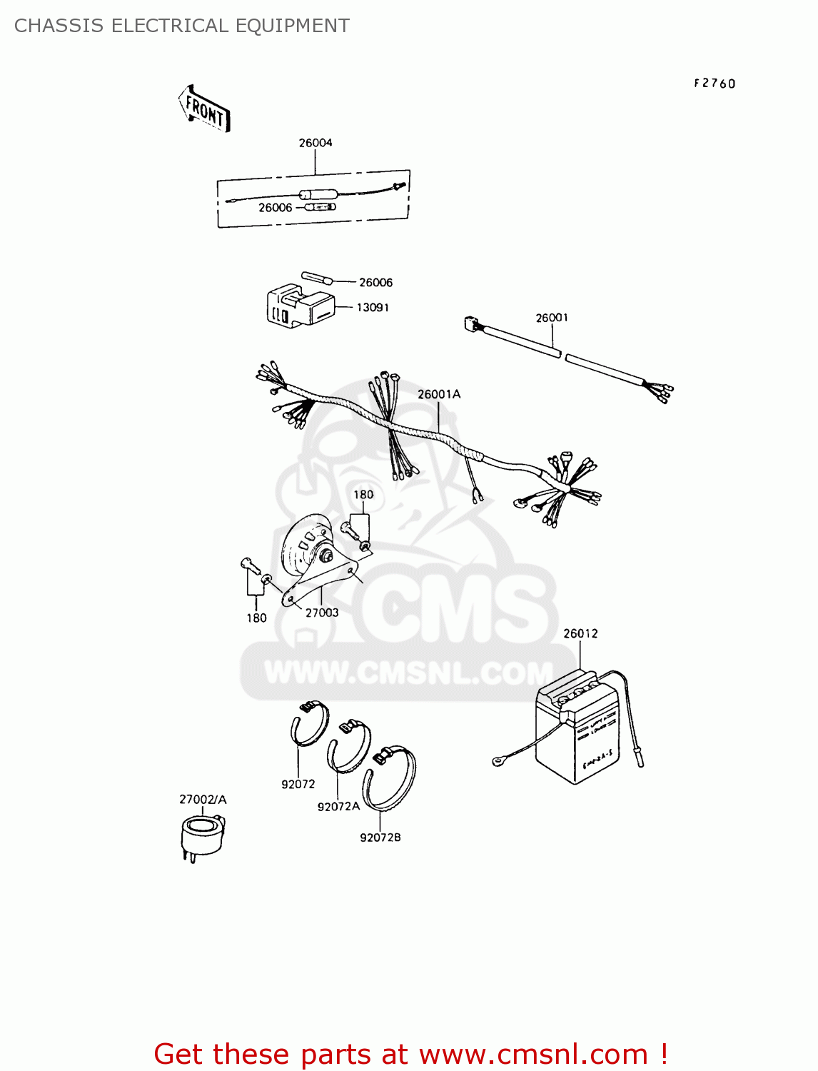 CHASSIS ELECTRICAL EQUIPMENT KE100-B7 1988 UNITED KINGDOM