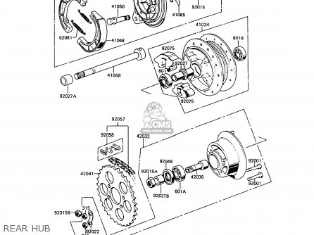 REAR HUB - KE100-B7 1988 UNITED KINGDOM