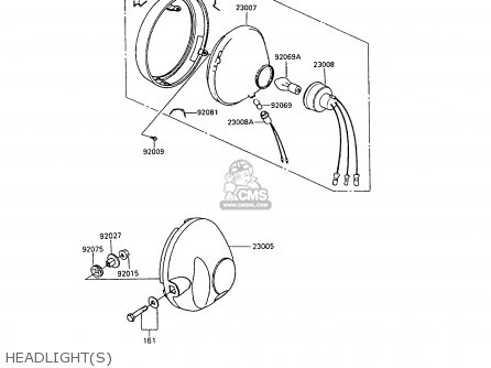 HEADLIGHT(S) - KE100-B7 1988 UNITED KINGDOM