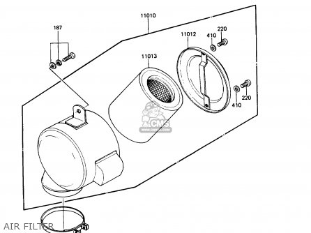 AIR FILTER - KE100-B7 1988 USA