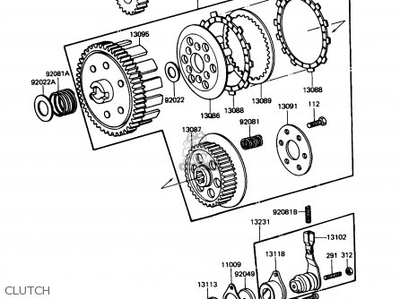 CLUTCH - KE100-B7 1988 USA