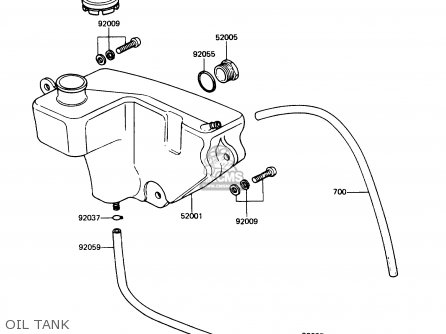 OIL TANK - KE100-B7 1988 USA