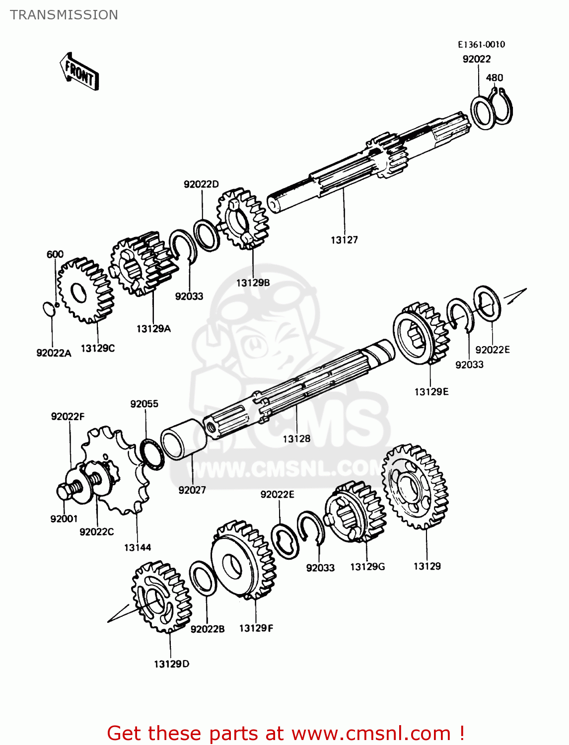 TRANSMISSION KE100-B8 1989 USA