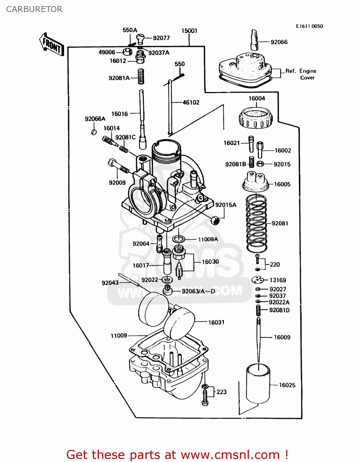 CARBURETOR KE100-B8 1989 USA
