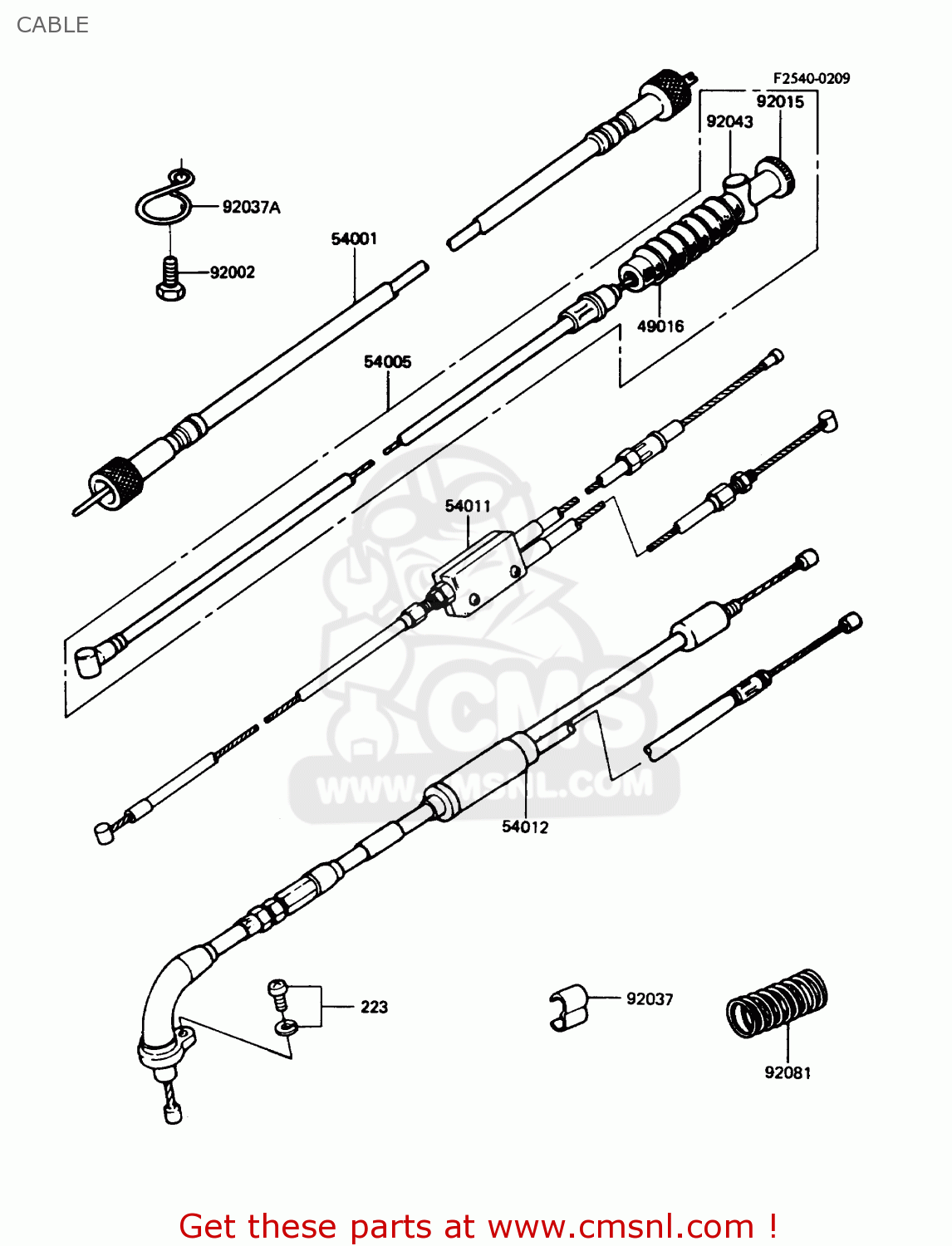 CABLE KE100-B8 1989 USA