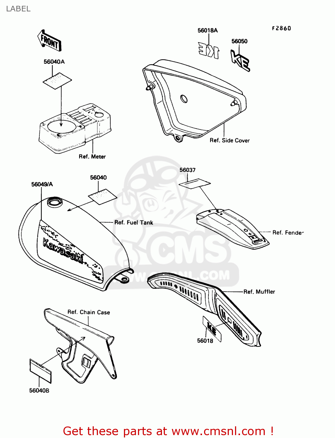 LABEL KE100-B8 1989 USA