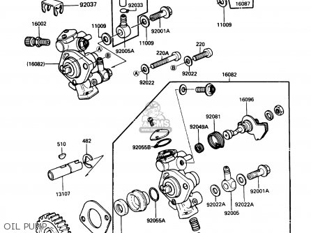 OIL PUMP - KE100-B8 1989 USA