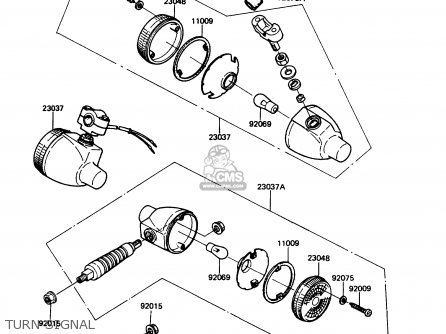 TURN SIGNAL - KE100-B8 1989 USA