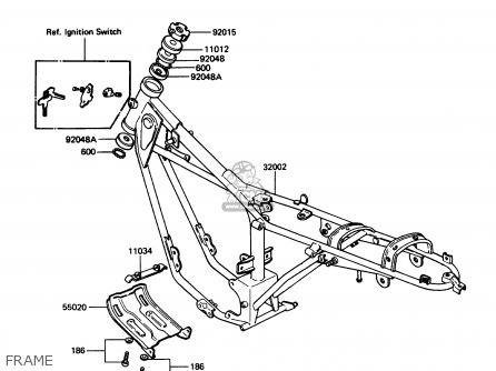 FRAME - KE100-B9 1990 USA