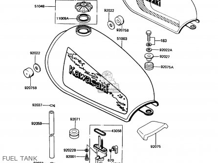 FUEL TANK - KE100-B9 1990 USA