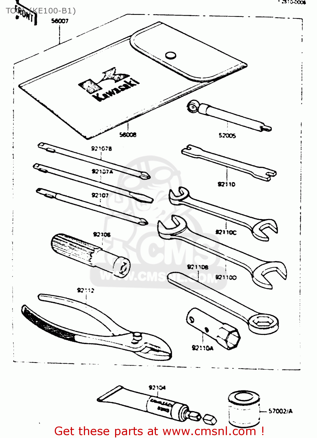 TOOL (KE100-B1) KE100B1 1982 UNITED KINGDOM