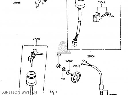 IGNITION SWITCH - KE100B1 1982 UNITED KINGDOM
