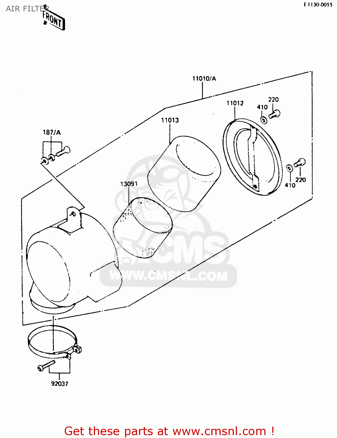 AIR FILTER KE100B2 1983 EUROPE UK