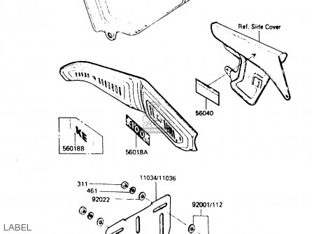 LABEL - KE100B2 1983 EUROPE UK