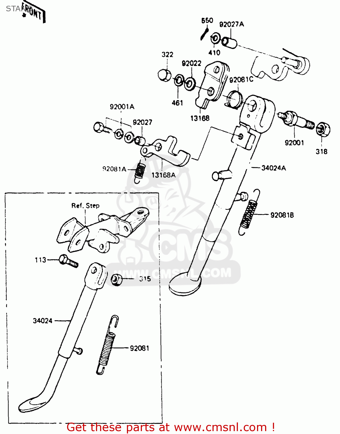 STAND KE100B3 1984 EUROPE UK