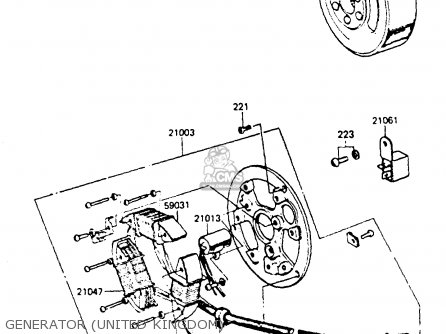 GENERATOR (UNITED KINGDOM) - KE100B3 1984 EUROPE UK