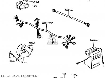 ELECTRICAL EQUIPMENT - KE100B3 1984 EUROPE UK