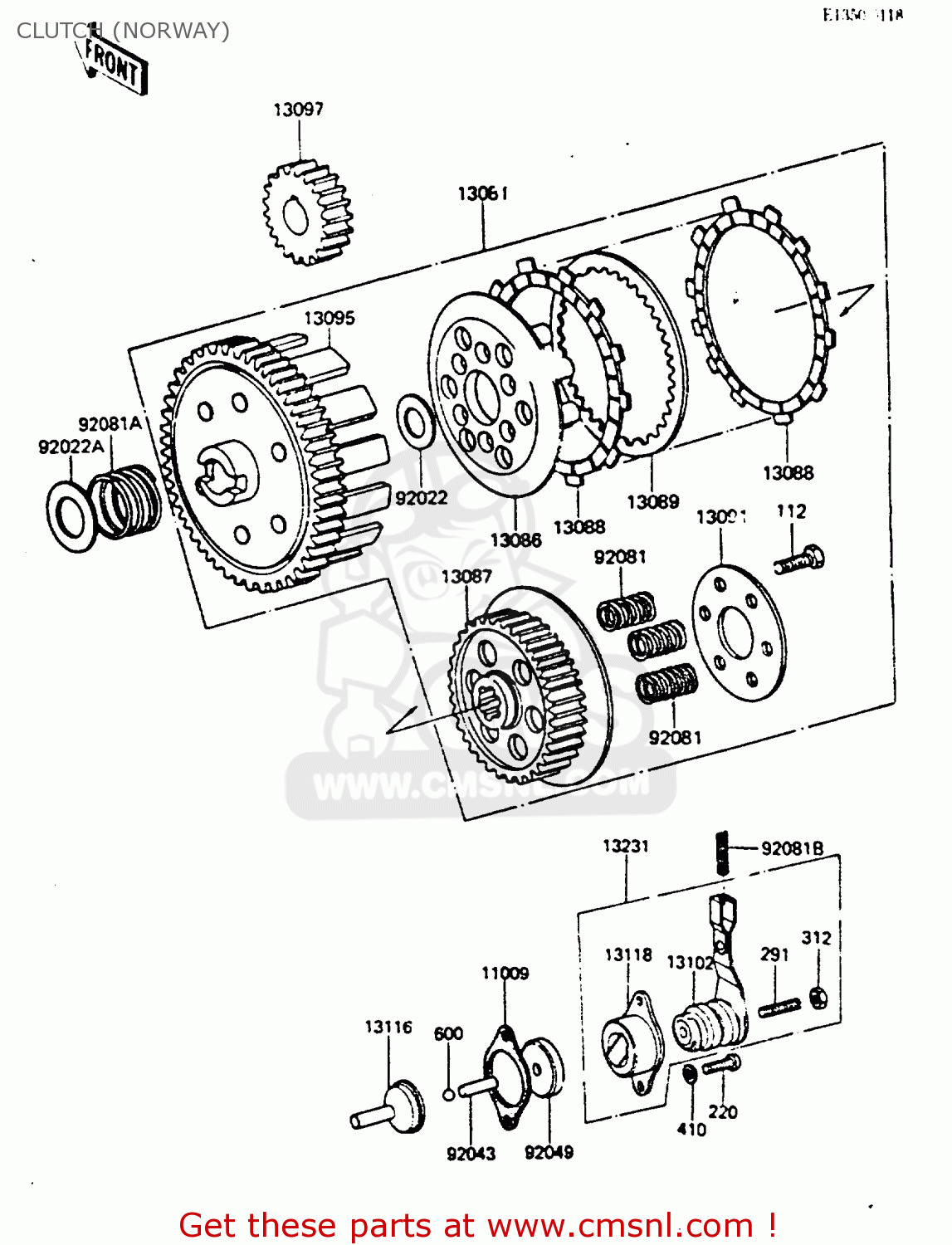 CLUTCH (NORWAY) KE100B4 1985 EUROPE UK NR
