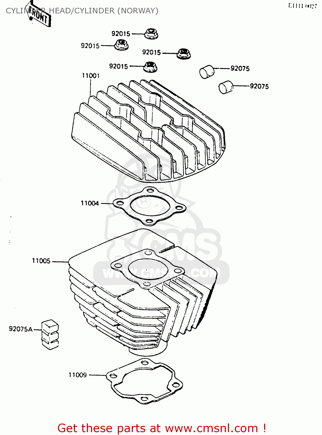 CYLINDER HEAD/CYLINDER (NORWAY) KE100B4 1985 EUROPE UK NR
