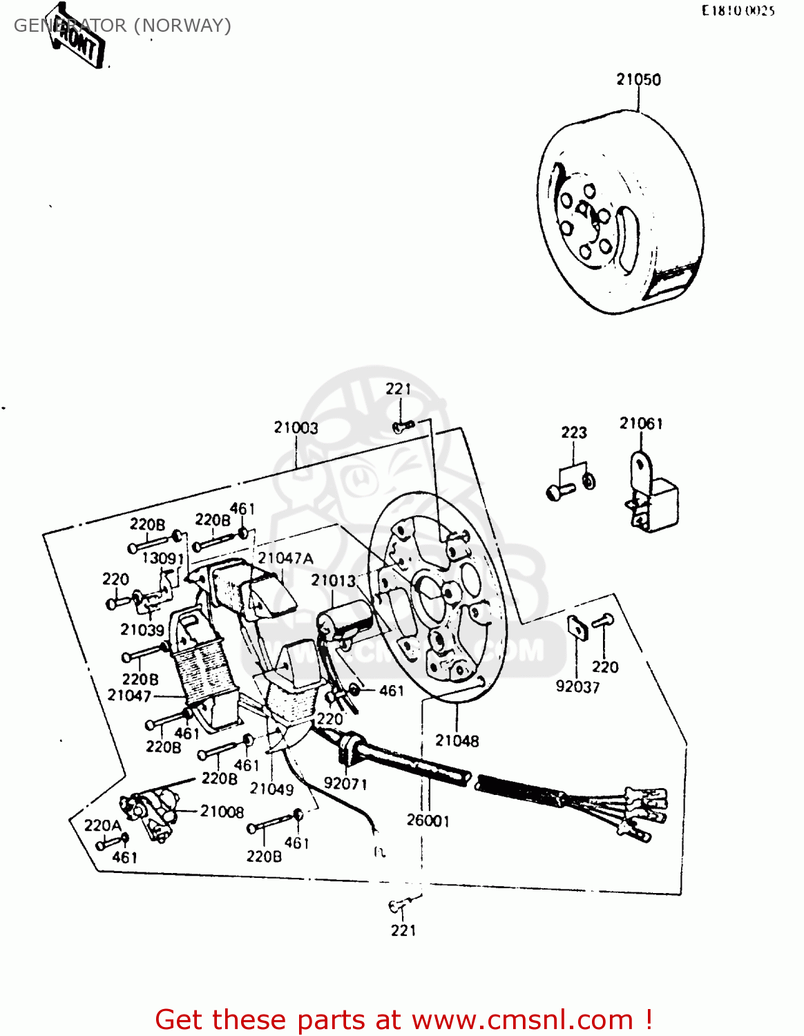 GENERATOR (NORWAY) KE100B4 1985 EUROPE UK NR