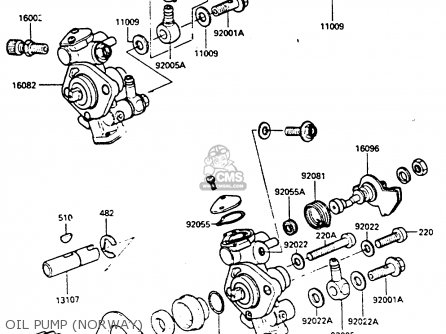 OIL PUMP (NORWAY) - KE100B4 1985 EUROPE UK NR
