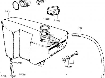 OIL TANK - KE100B4 1985 EUROPE UK NR