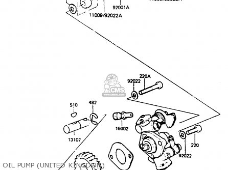 OIL PUMP (UNITED KINGDOM) - KE100B5 1986 EUROPE UK