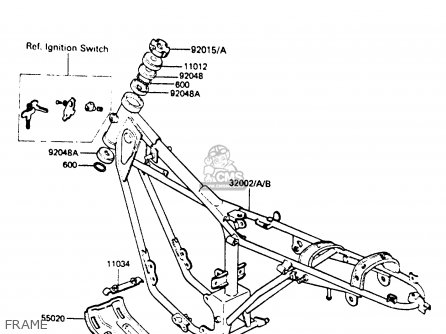FRAME - KE100B5 1986 EUROPE UK